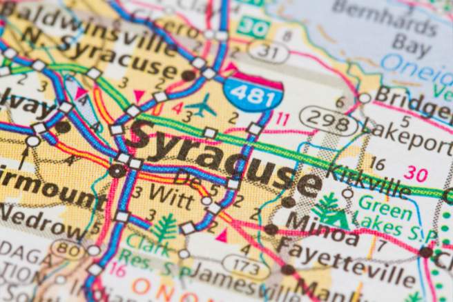 syracuse ny map